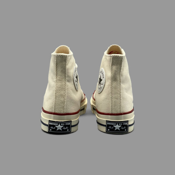 کانورس 1970s شیری ساقدار | Converse 1970s Beige White Hightop - Image 4