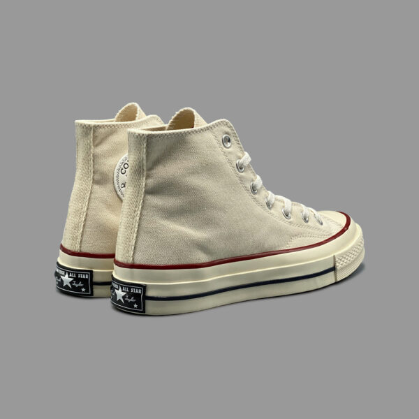 کانورس 1970s شیری ساقدار | Converse 1970s Beige White Hightop - Image 3