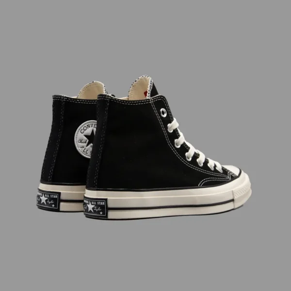 کانورس 1970 مشکی ساقدار | Converse 1970s Black Hightop - Image 3