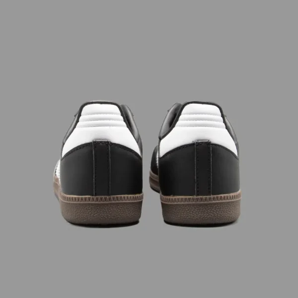 آدیداس سامبا مشکی/سفید/قهوه ای | Adidas Samba OG Black/White/Brown - Image 4