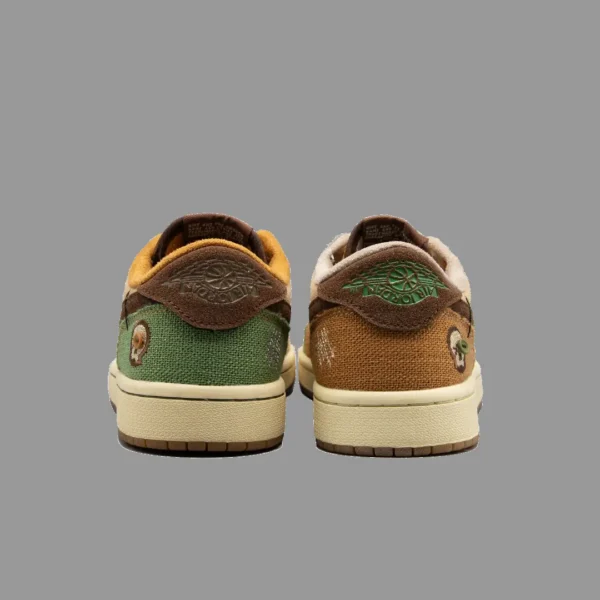 نایکی جردن 1 ساق کوتاه وودو | Nike Jordan 1 Retro Low OG Voodoo - Image 2