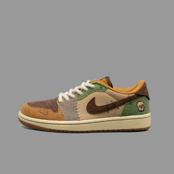 نایکی جردن 1 ساق کوتاه وودو | Nike Jordan 1 Retro Low OG Voodoo