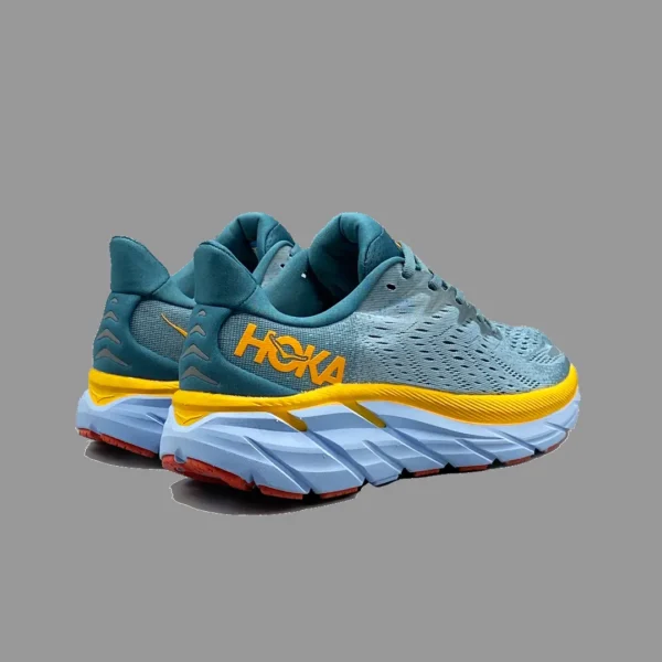 هوکا کلیفتون 8 آبی گوبلین/چشمه کوهستان | Hoka Clifton 8 Goblin Lunar Rock/Nimbus Cloud - Image 3