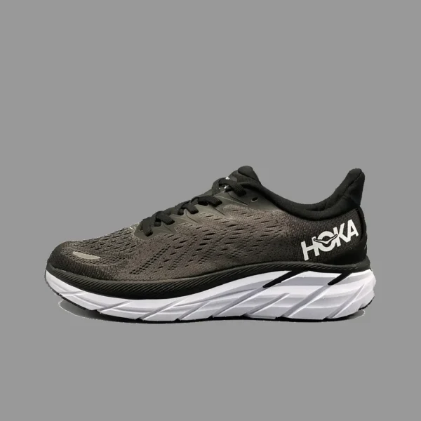 هوکا کلیفتون 8 مشکی/سفید | Hoka Clifton 8 Black/White