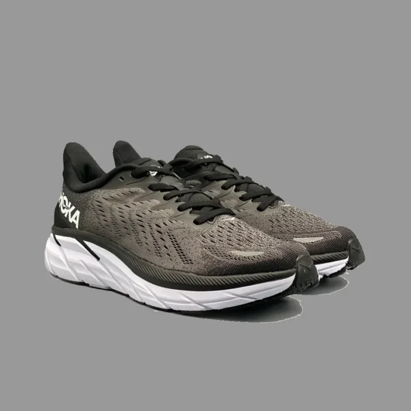 هوکا کلیفتون 8 مشکی/سفید | Hoka Clifton 8 Black/White - Image 4
