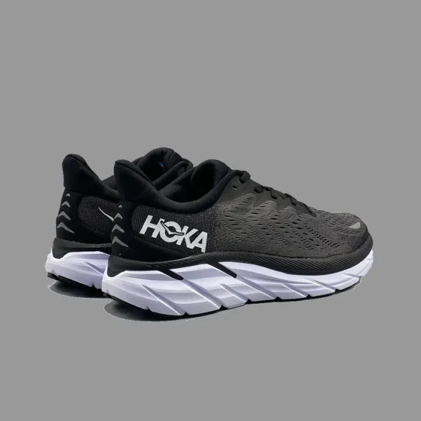 هوکا کلیفتون 8 مشکی/سفید | Hoka Clifton 8 Black/White - Image 3