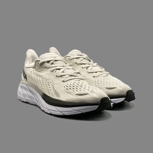 هوکا کلیفتون 8 سفید - Hoka Clifton 8 Lunar Rock / Nimbus Cloud - Image 2