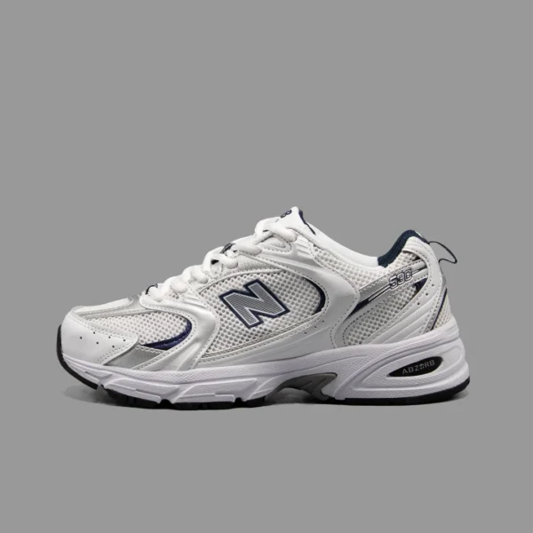 نیوبالانس 530 سفید نقره ای |New Balance 530 White With Natural Indigo