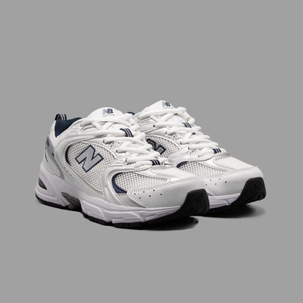 نیوبالانس 530 سفید نقره ای |New Balance 530 White With Natural Indigo - Image 2