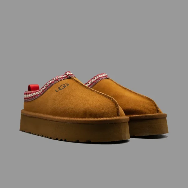 اسلیپر آگ پلتفرم فندقی | Ugg Slipper Platform Chestnut - Image 2