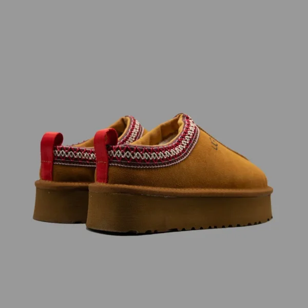 اسلیپر آگ پلتفرم فندقی | Ugg Slipper Platform Chestnut - Image 3