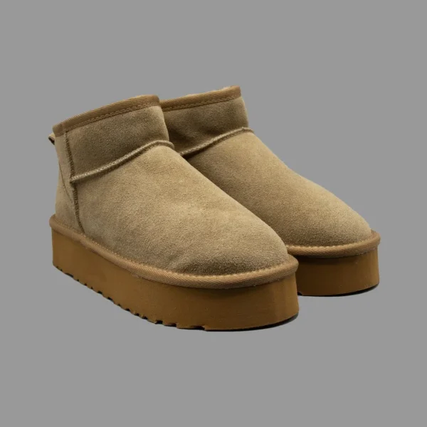 آگ کلاسیک اولترا پلتفرم قهوه ای | Ugg Classic Ultra Platform Tan - Image 2