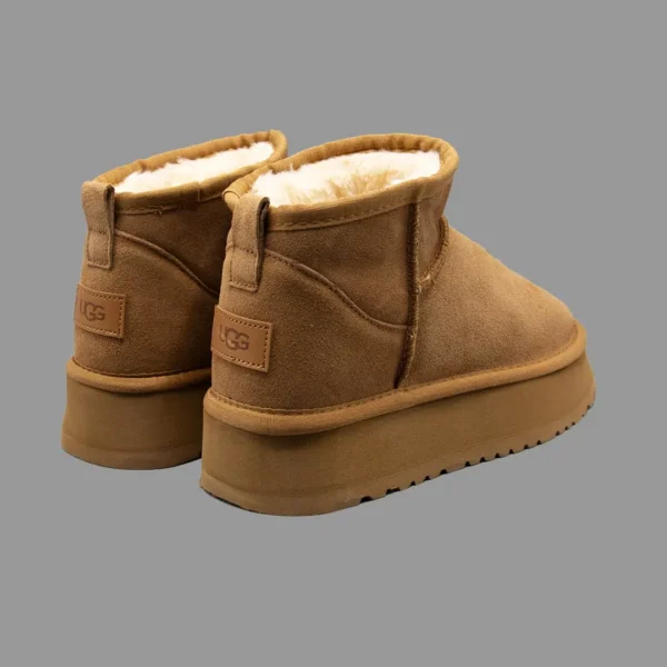 آگ کلاسیک اولترا پلتفرم فندقی | Ugg Classic Ultra Platform Chestnut - Image 3