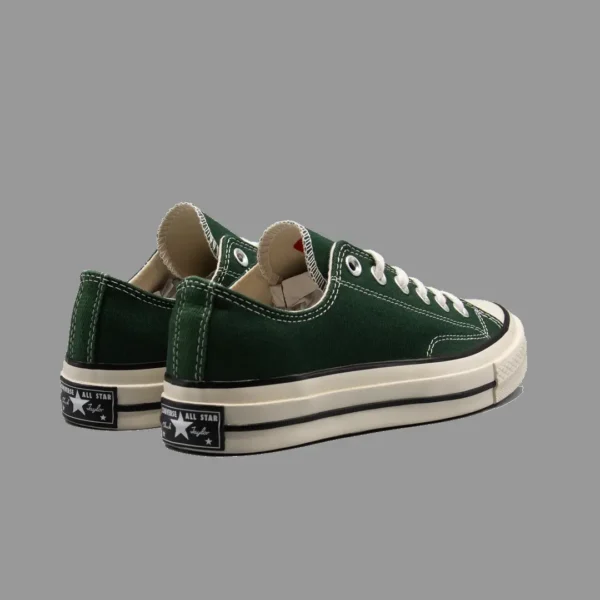 کانورس 1970s سبز تیره ساق کوتاه | Converse Chuck 70s dark Green Lowtop - Image 3