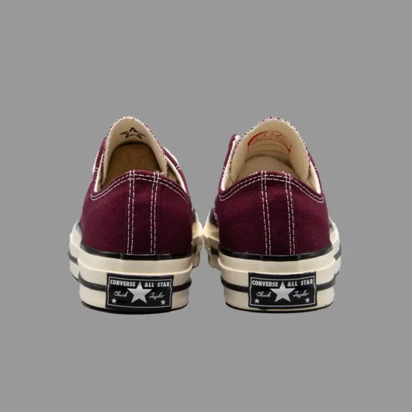 کانورس 1970 زرشکی ساق کوتاه | Converse 1970s Wine Red Lowtop - Image 4