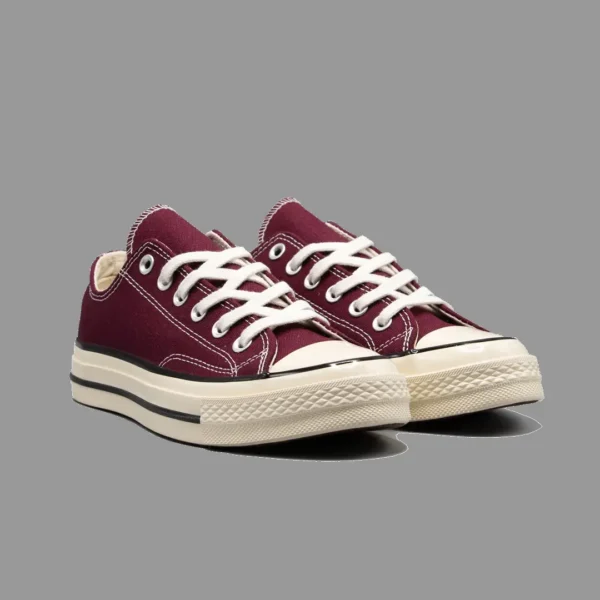 کانورس 1970 زرشکی ساق کوتاه | Converse 1970s Wine Red Lowtop - Image 2