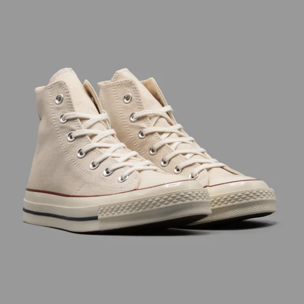 کانورس 1970s شیری ساقدار | Converse 1970s Beige White Hightop - Image 2