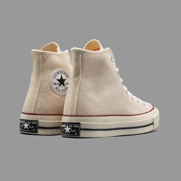 کانورس 1970s شیری ساقدار | Converse 1970s Beige White Hightop - Image 3