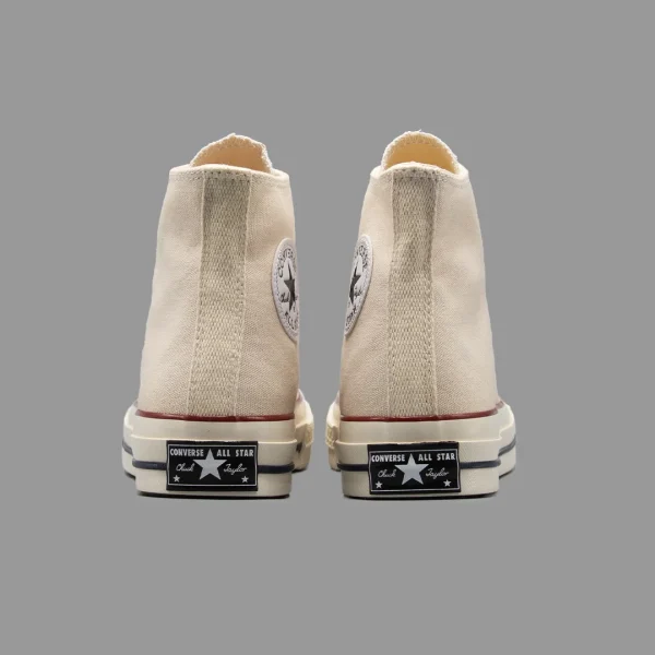 کانورس 1970s شیری ساقدار | Converse 1970s Beige White Hightop - Image 4