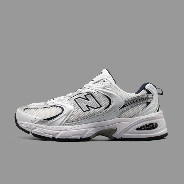 نیوبالانس 530 سفید سرمه ای |New Balance 530 White With Natural Indigo