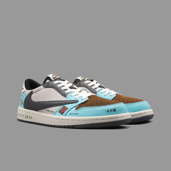 نایکی جردن 1 ساق کوتاه ترویس اسکات جک بویز | Nike Jordan 1 Low Travis Scott Jackboys - Image 2