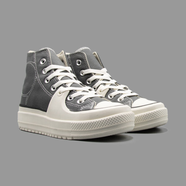 کانورس کانستراکت طوسی ساقدار | Converse Construct Gray Hightop - Image 2