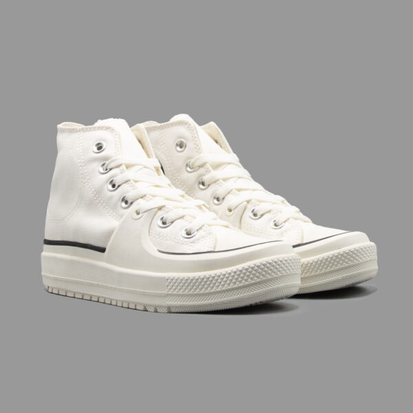 کانورس کانستراکت سفید ساقدار | Converse Construct White Hightop - Image 2