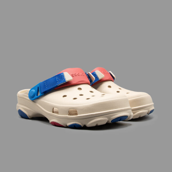 کراکس آل ترین کرم آبی | Crocs All Terrain Cream Blue - Image 2