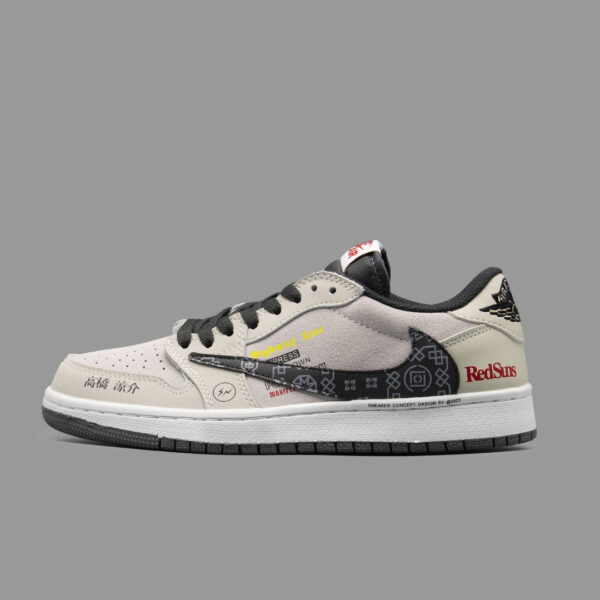 نایکی جردن 1 ساق کوتاه ترویس اسکات ردسانز | Nike Jordan 1 Low Travis Scott RedSuns