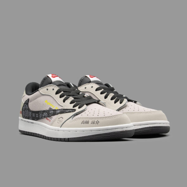 نایکی جردن 1 ساق کوتاه ترویس اسکات ردسانز | Nike Jordan 1 Low Travis Scott RedSuns - Image 2