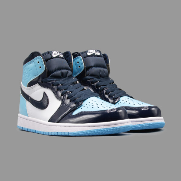 نایکی جردن 1 ساق بلند یو ان سی پیتنت | Nike Jordan 1 Retro High UNC Patent - Image 2