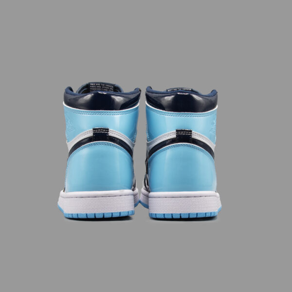 نایکی جردن 1 ساق بلند یو ان سی پیتنت | Nike Jordan 1 Retro High UNC Patent - Image 4