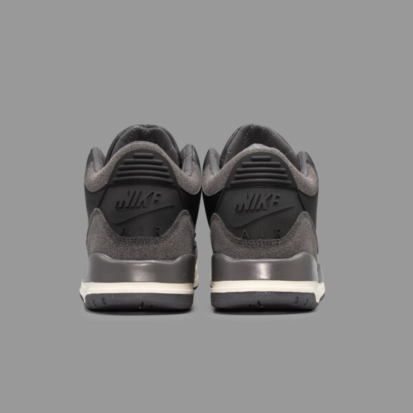 نایکی ایرجردن 3 مشکی جیر | Nike Air Jordan 3 Black Suede - Image 4