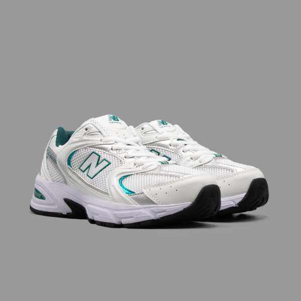 نیوبالانس 530 سفید فیروزه ای | New Balance 530 White Persian Green - Image 2