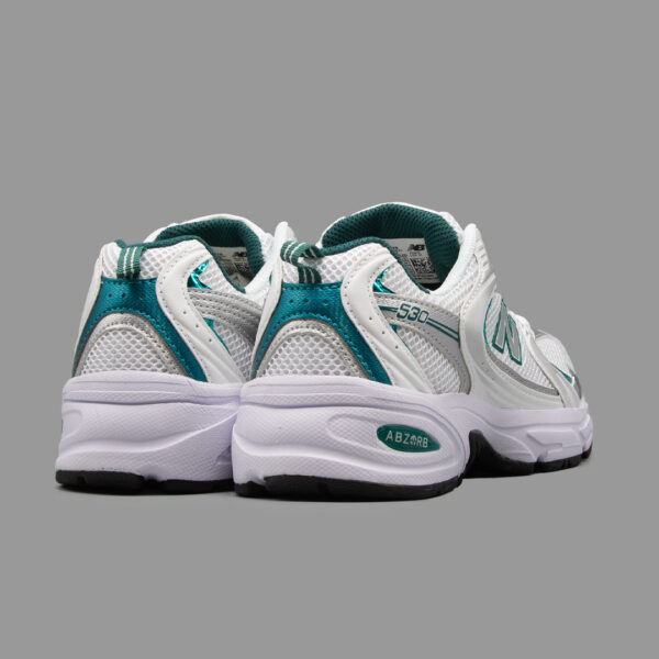 نیوبالانس 530 سفید فیروزه ای | New Balance 530 White Persian Green - Image 3