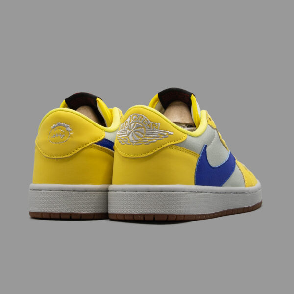 نایکی جردن 1 ساق کوتاه ترویس اسکات قناری | Nike Jordan 1 Low Travis Scott Canary - Image 3