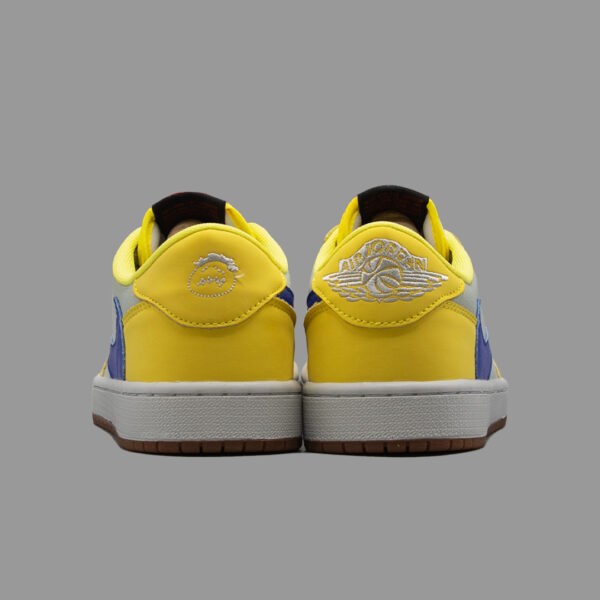 نایکی جردن 1 ساق کوتاه ترویس اسکات قناری | Nike Jordan 1 Low Travis Scott Canary - Image 4