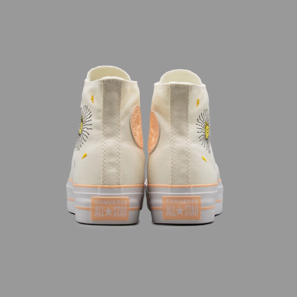 کانورس پلتفرم گل و خورشید | Converse Platform Floral Embroidery - Image 4