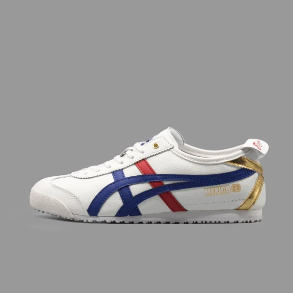 اسیکس اونیتسوکا تایگر مکزیکو 66 آبی طلایی | Asics onitsuka Tiger Mexico 66 Blue Red Metalic Gold