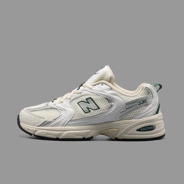 نیوبالانس 530 سفید سبز| New Balance 530 White Green