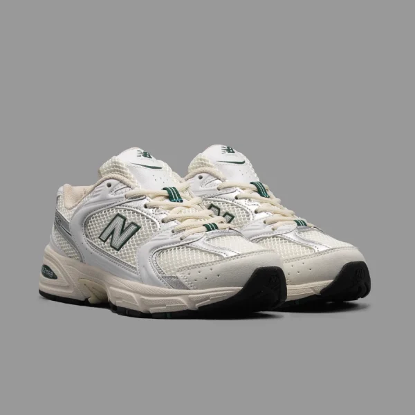 نیوبالانس 530 سفید سبز| New Balance 530 White Green - Image 2