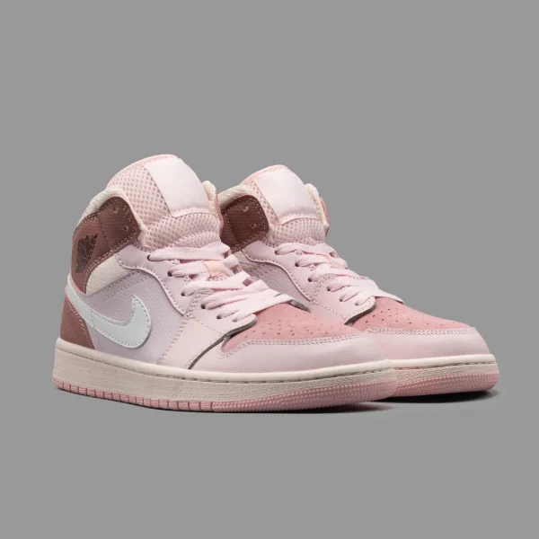 نایکی جردن 1 مید دیجیتال پینک | Nike Air Jordan 1 Mid Digital Pink - Image 2