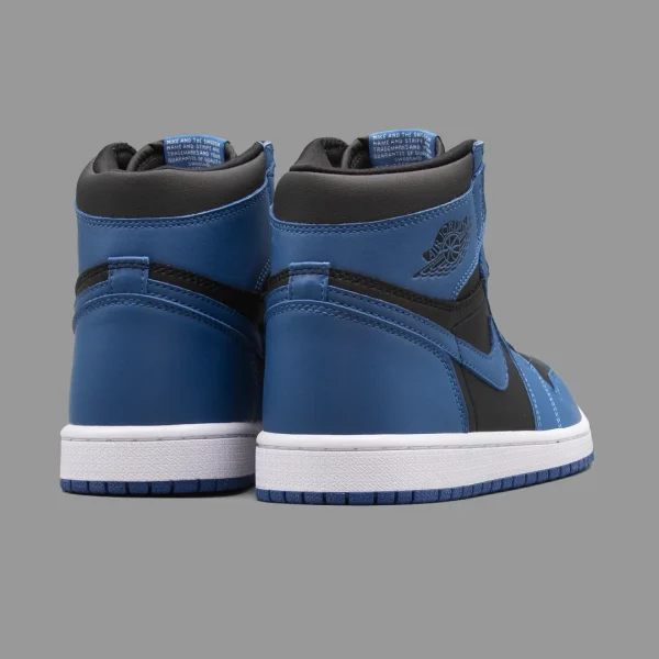 نایکی جردن 1 دارک مارینا رویال آبی مشکی ساقدار |  Nike Air Jordan 1 High Dark Marina Royal Blue Black - Image 3
