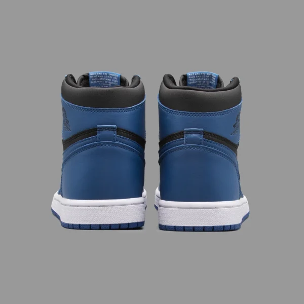 نایکی جردن 1 دارک مارینا رویال آبی مشکی ساقدار |  Nike Air Jordan 1 High Dark Marina Royal Blue Black - Image 2