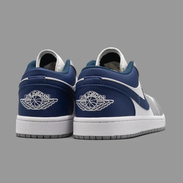 نایکی جردن 1 استلث آبی طوسی ساق کوتاه | Nike Air Jordan 1 Low Stealth Gray Blue - Image 3