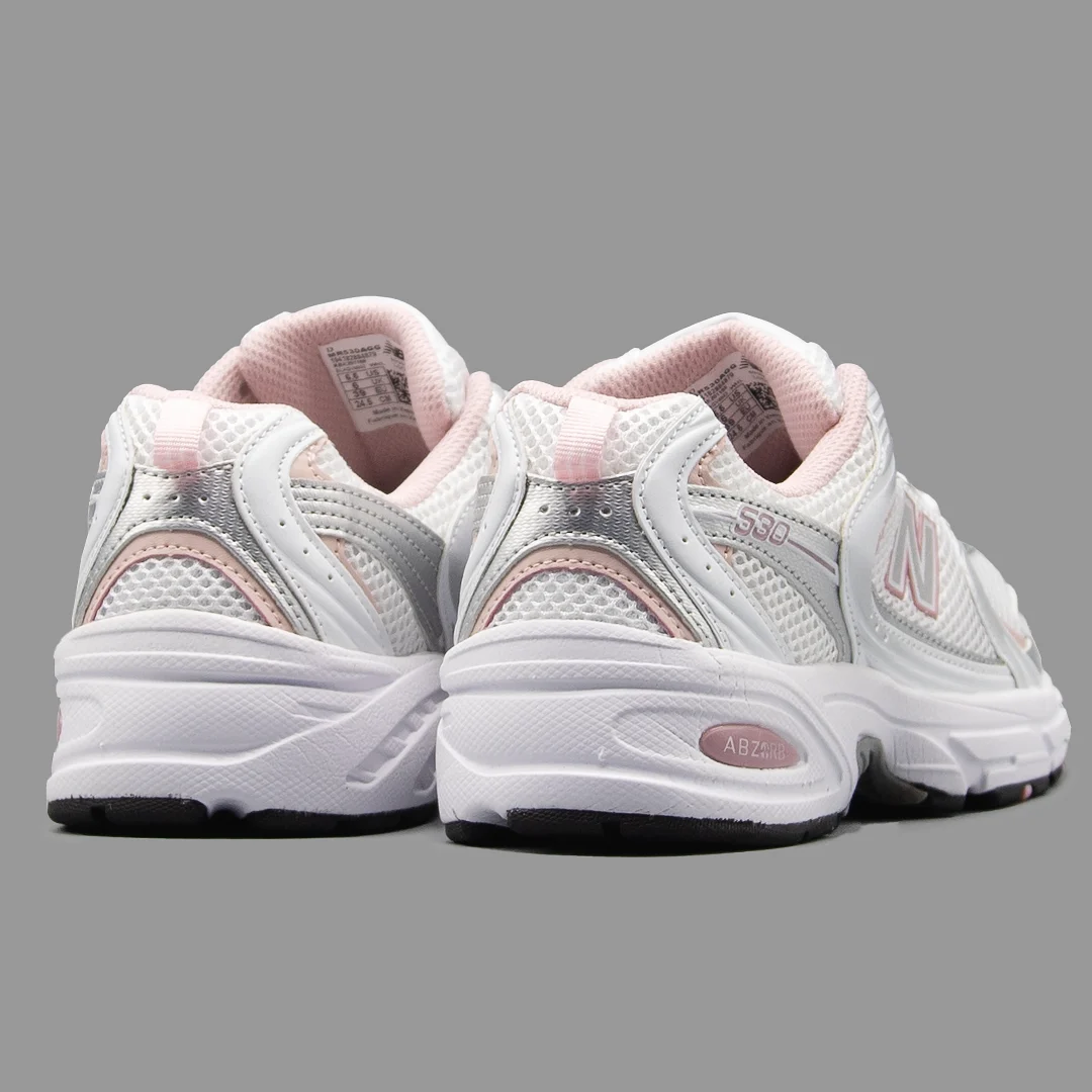 نیوبالانس 530 سفید صورتی | New Balance 530 White Pink - Image 3