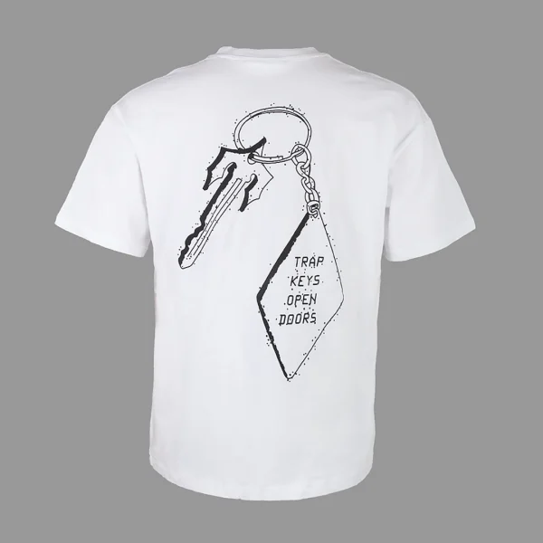 تیشرت ترپ استار سفید | T-Shirt Trap Star White - Image 3