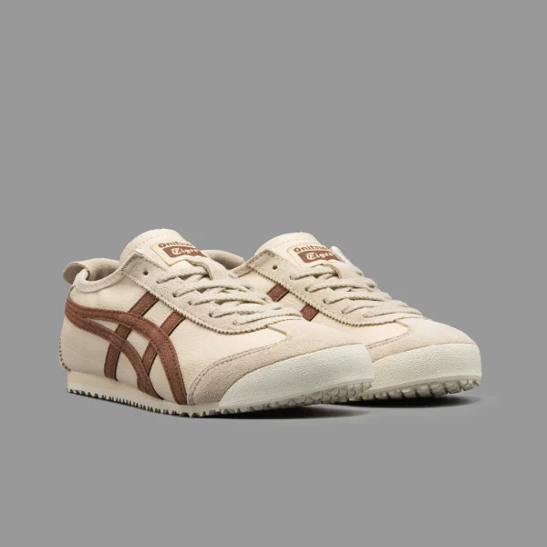 اسیکس اونیتسوکا تایگر مکزیکو 66 کرم قهوه ای | Asics onitsuka Tiger Mexico 66 Biege & Brown - Image 2