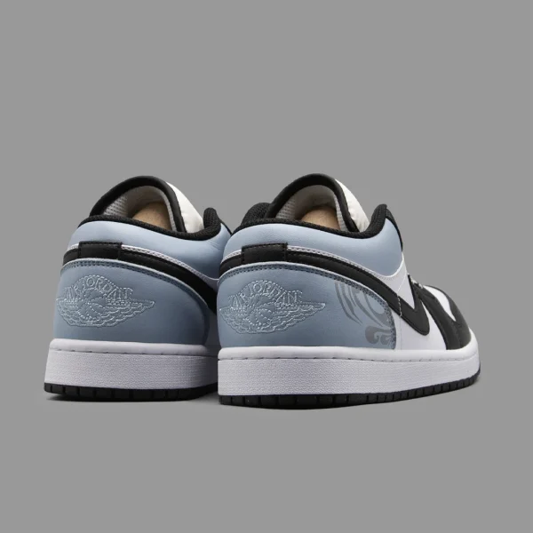 نایکی جردن 1 کاستوم آبی سفید ساق کوتاه | Nike Air Jordan 1 Low OG Costume Blue White - Image 3