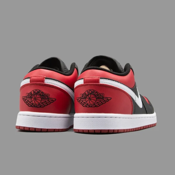 نایکی جردن 1 الترنت برد ساق کوتاه | Nike Air Jordan 1 Low OG Alternate Bred - Image 3